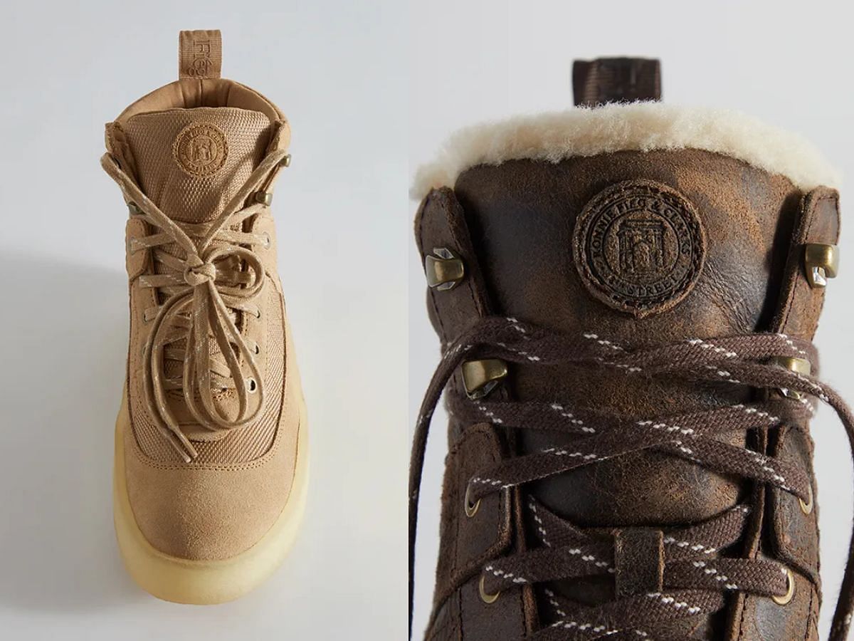 Close look of Ronnie Fieg x Clarks Lockhill 8th Street Collection (Image via Sneaker News)